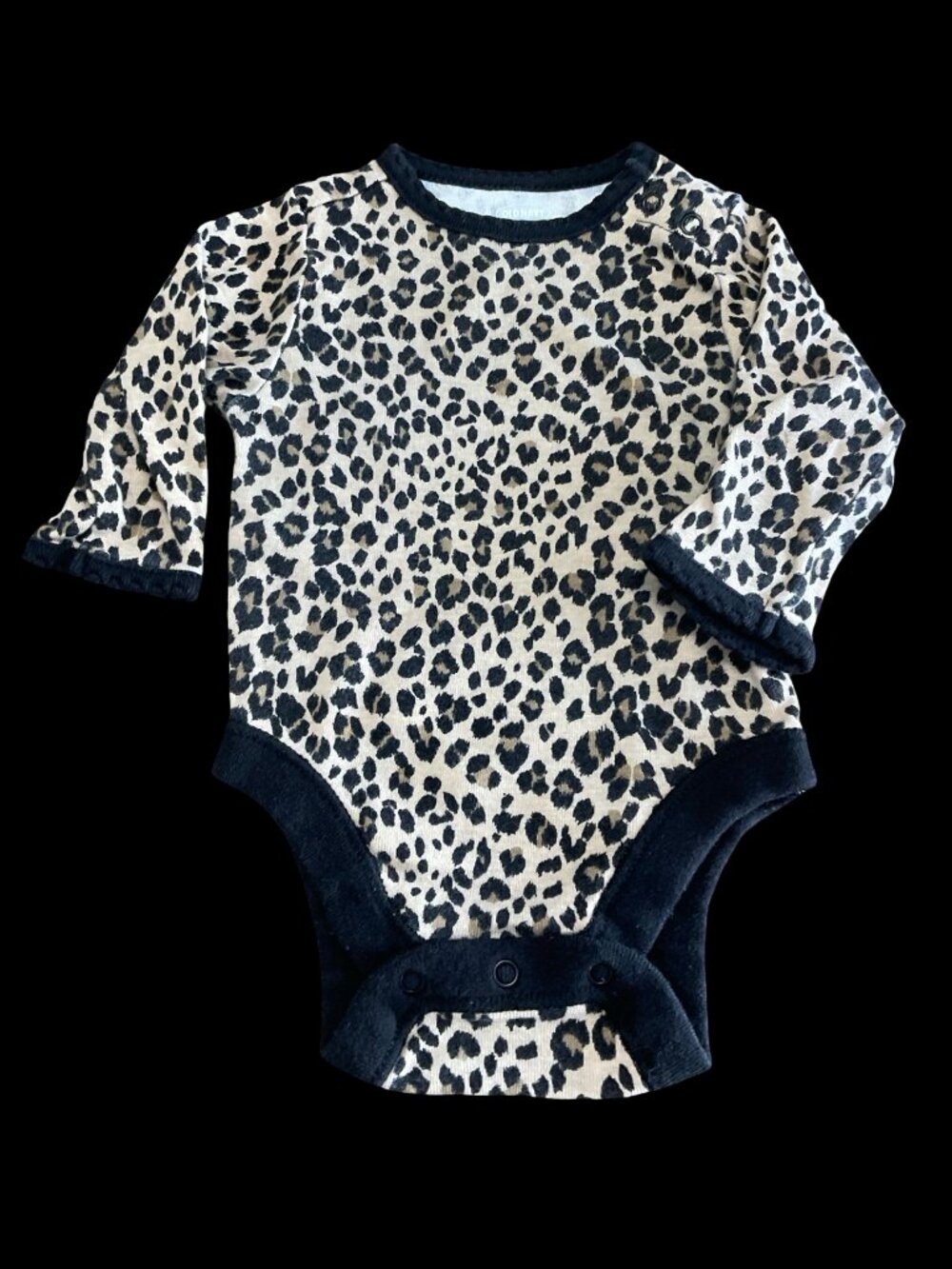👣 10/$25 - Leopard Print Long Sleeve Onesie